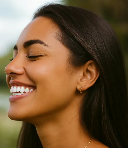 Laser teeth whitening