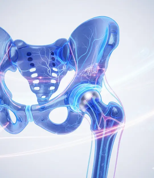 Hip joint replacement with 14 days of rehabilitation