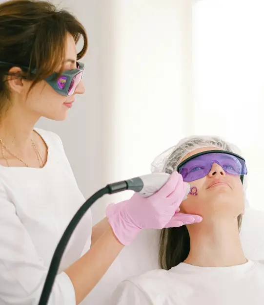 Velure S5 laser capillary removal procedure