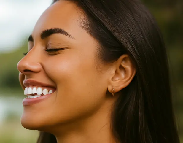Laser teeth whitening