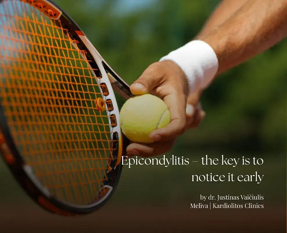 Epicondylitis – a disease affecting people in specific professions: the key is to notice it early