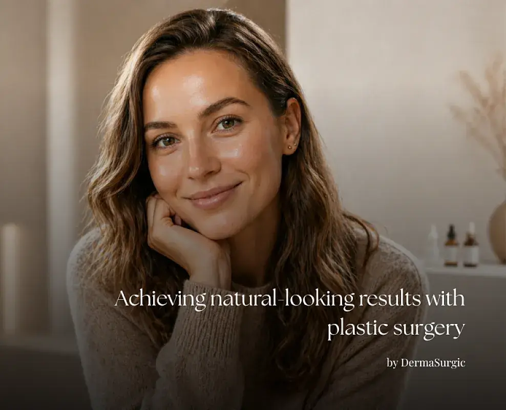 Achieving natural-looking results through subtle facial feature enhancement with plastic surgery
